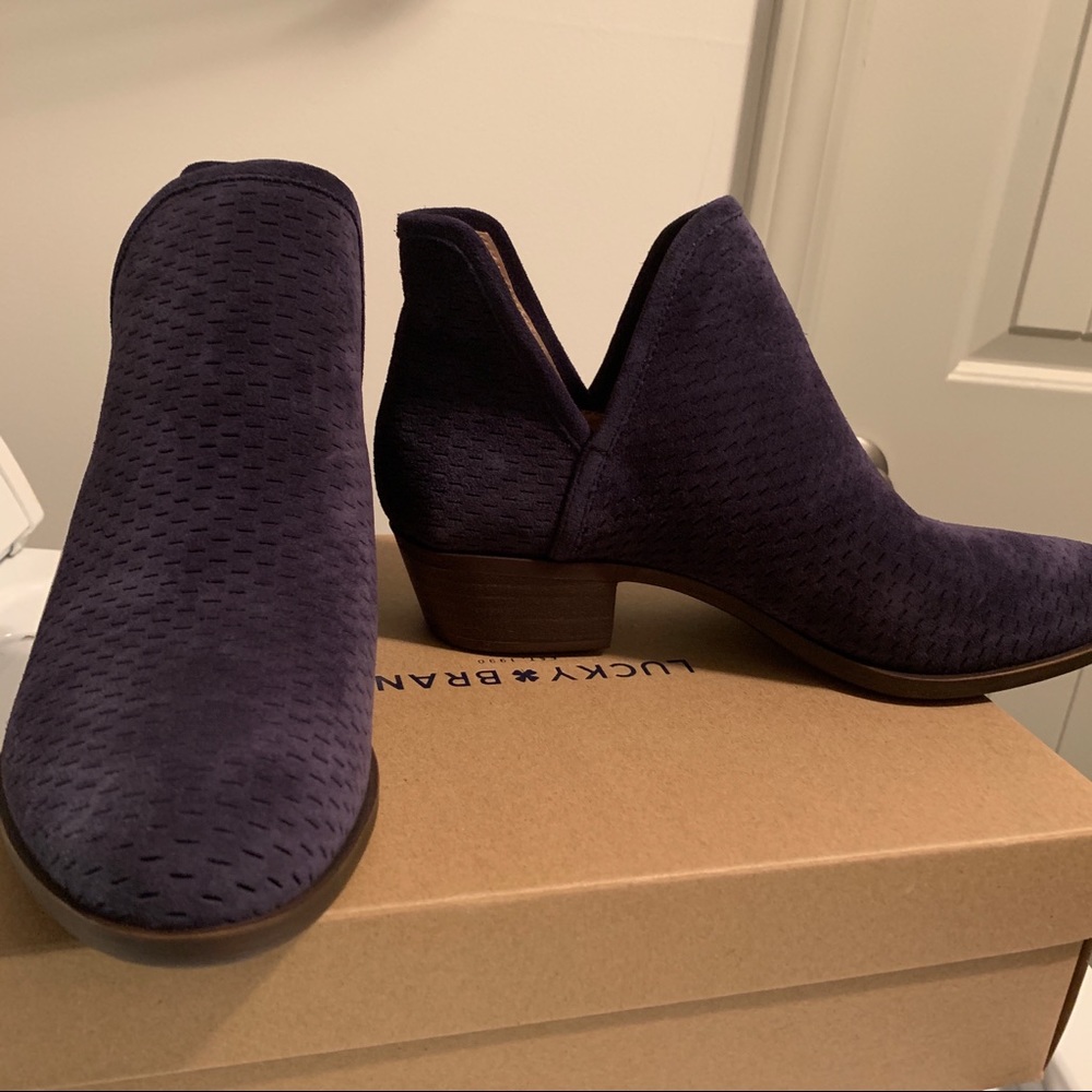 Lucky Brand Suede Booties